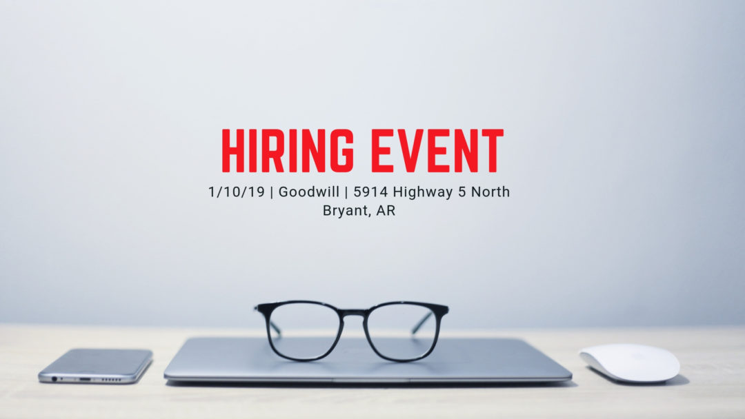 Hiring Event 1/10/19 The Hughes Agency